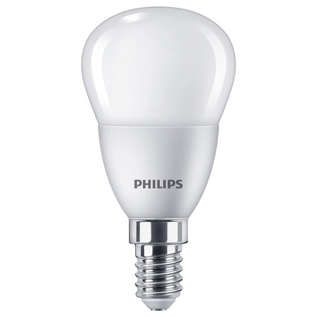 4x LED žárovka E14 Ball P45 4,9W = 40W 470lm 2700K Warm Essential Philips