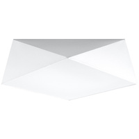 LED stropní svítidlo Plafond HEXA 3xE27 Čtvercové svítidlo 45cm Bílá SOLLUX