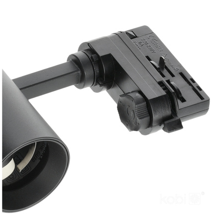 GU10 3okruhové kolejnicové bodové svítidlo černé Nextrack Kobi