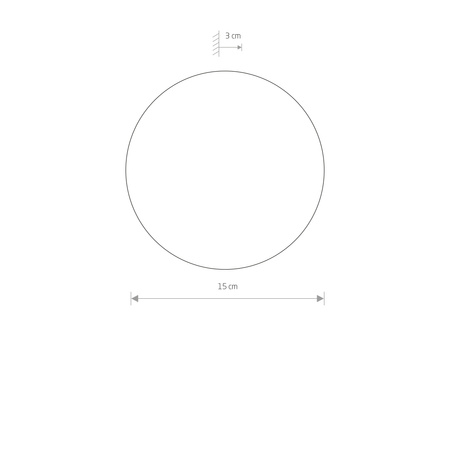 Nástěnné svítidlo LED 7W 60lm 3000K Warm Gold Modern RING LED S 10317 Nowodvorski