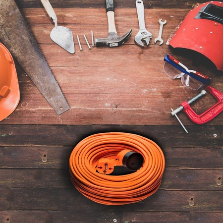 Prodlužovací kabel Zahradní dílna Jednoduchý kabel Univerzální 2x1mm 30m ELGOTECH