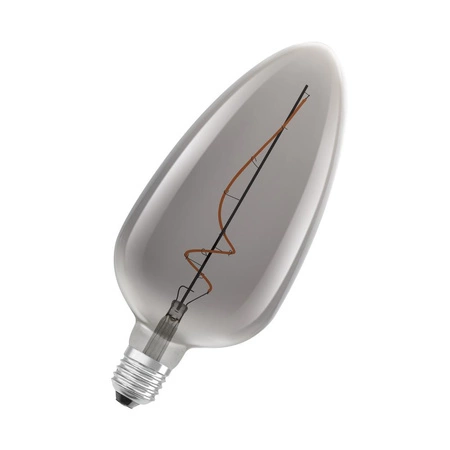 Dekorativní LED žárovka E27 4W = 15W 140lm 1800K Warm 300° Smoke Dimmable Vintage 1906 Osram