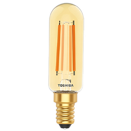 LED žárovka E14 T25 4,5W = 25W 400lm 2200K Warm Filament Amber TOSHIBA
