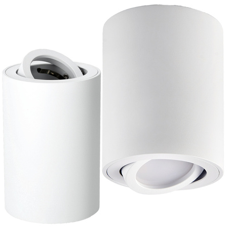 Halogenové bodové svítidlo pro povrchovou montáž GU10 Round White OH36 Kobi