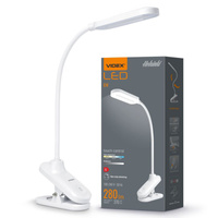 LED stolní lampa HELSINKI VIDEX stmívatelná 6W 3000K - 5500K CCT bílá