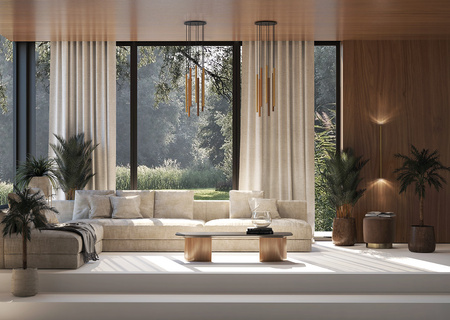 Stropní závěsné svítidlo 7x G9 zlaté moderní LASER 490 10704 Nowodvorski