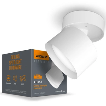 Nástěnné svítidlo Nástěnné svítidlo 1x GX53 White Videx