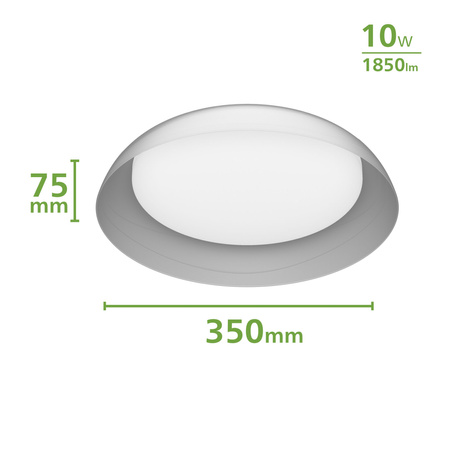 Stropní svítidlo LED Plafond 10W 1850lm 2700K SceneSwitch Fleta Ultra Efficient Philips