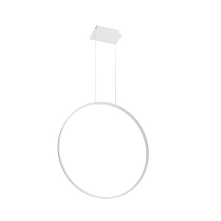LED závěsné stropní svítidlo RIO 50W 4000K Overhang Round 78cm White SOLLUX