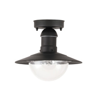 Venkovní LED zahradní stropní svítidlo OSLO E27 IP44 Black RABALUX