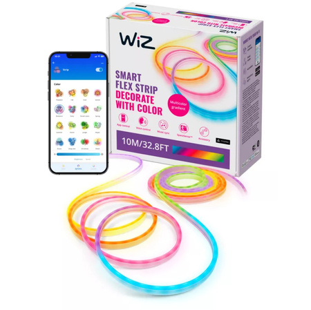 NEON LED pásek 45W RGBIC 10m Smart SMART WiFi Bluetooth Aplikace WiZ