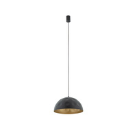 E27 Černá moderní závěsná stropní lampa HEMISPHERE HIT S 10702 Nowodvorski