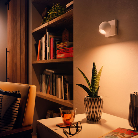Bodové nástěnné svítidlo Buckram LED White 5W CCT PHILIPS HUE Bluetooth + stmívač
