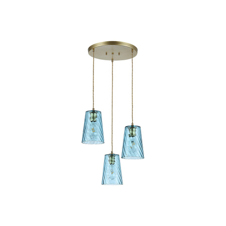 Stropní závěsné svítidlo 3 x E27 Gold Modern Azurine Rabalux