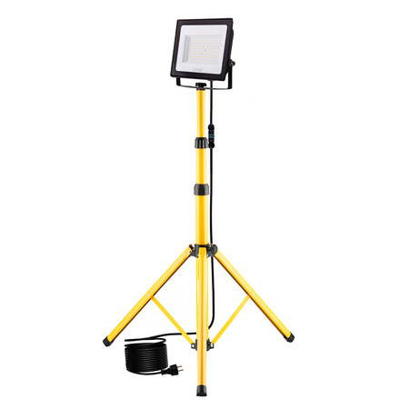 LED reflektor ZUNA2 Halogenová lampa 100W 4000K na stojanu + kabel + hermetický konektor LUMILED