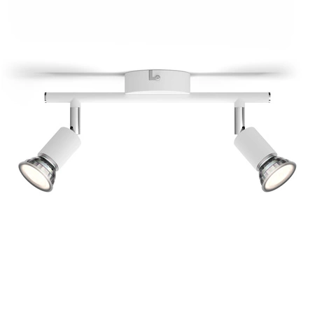 Stropní svítidlo LIMBALI 2x GU10 Nástěnné svítidlo Reflektor pohyblivý Bílá PHILIPS