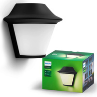 Zahradní lampa LED nástěnná lampa SERRES myGarden E27 IP44 Černá PHILIPS