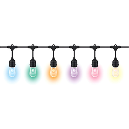 Zahradní Girland LED světelný řetěz 12W RGB SMART WiFi WiZ
