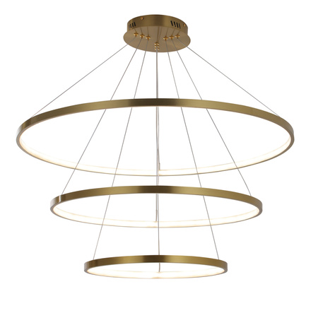 Stropní závěsné svítidlo LED 60W 8000lm 4000K neutrální 120° zlatá LEA Sanico Goldlux