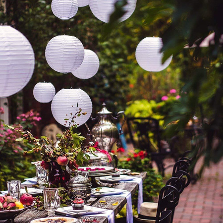 Solární LED venkovní lampa, Lampion Origami 20 cm FELISI LUMILED