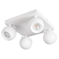 GALOBA 4x nástěnné a stropní svítidlo GU10 PAR16 White KANLUX