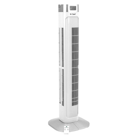 55W LED věžový ventilátor s ukazatelem teploty a dálkovým ovládáním 92 cm VT-5536 V-TAC