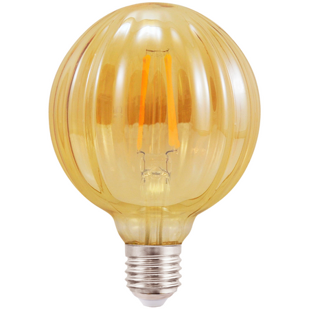 LED žárovka E27 G100 4W 450lm 2700K Teplá bílá GOLDLUX Vintage Jantar Dekor.