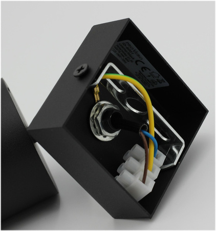 Stropní svítidlo QUALIS SPOT. reflektor. halogenová objímka GU10. černá