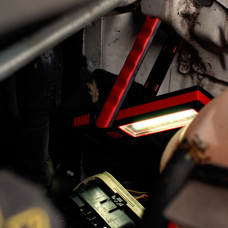 Dobíjecí dílenská svítilna skládací magnet COB + LED VA0101 Vayox