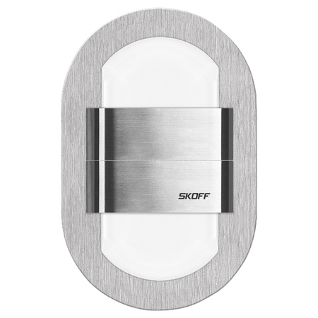 LED schodišťové svítidlo 1.6W modré 10V DC IP66 Inox Cut DUO RUEDA Skoff