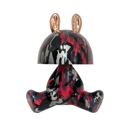 Dekorativní LED lampa 2,5 W 59 lm 4000K neutrální černá červená zlatá stmívatelná Fancy Sanico Goldlux