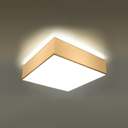 Svítidlo pro povrchovou montáž HORUS 4xE27 Plafond Square 55cm Modern White SOLLUX