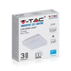 Plafond LED stropní svítidlo 25W 6400K 2500lm SAMSUNG CHIP Square VT-8066 V-TAC