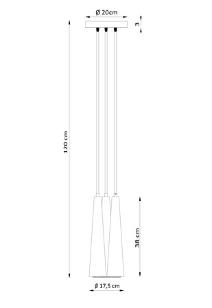 SULA 3P LED závěsné stropní svítidlo 3xGU10 přírodní dřevo SOLLUX