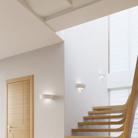 Nástěnné svítidlo OSKAR E27 Up-Down Ceramic Modern White SOLLUX