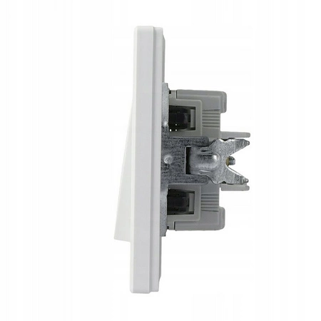 Dvojitý schodišťový spínač s rámem. zapuštěný SCHNEIDER ASFORA