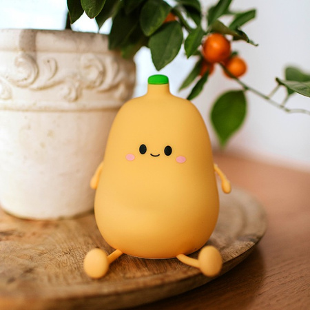 Dětské noční světlo LED 1W 3000K Warm Rechargeable 1200mAh Yellow BANAN MARY'S