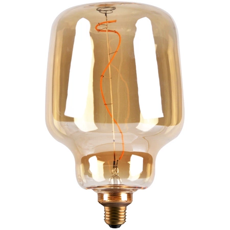 Dekorativní LED žárovka E27 FILAMENT S180 4W 260lm 1800K Teplá bílá 320° DecoVintage Amber GOLDLUX (Polux)