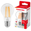 LED žárovka E27 A60 9W = 75W 1055lm 2700K Warm Filament Dimmable TOSHIBA