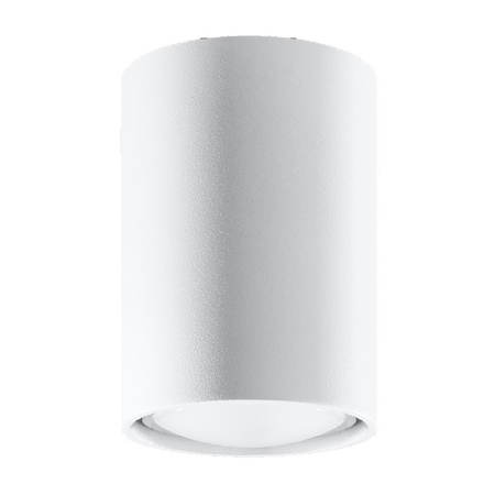 Svítidlo pro povrchovou montáž LAGOS GU10 Halogen Spot Tuba 10cm Bílá SOLLUX