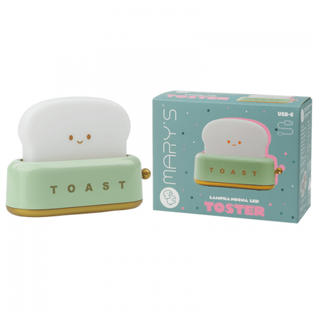 Dětské noční světlo LED 1,2W 3000K teplé USB dobíjecí 800mAh zelené TOSTER MARY'S