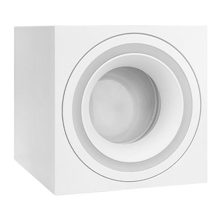 Halogenový reflektorový bodový reflektor GU10 Square White Masterled pro povrchovou montáž