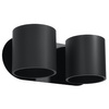 Nástěnné svítidlo LED ORBIS 2xG9 Nástěnné svítidlo horní spodní černé SOLLUX
