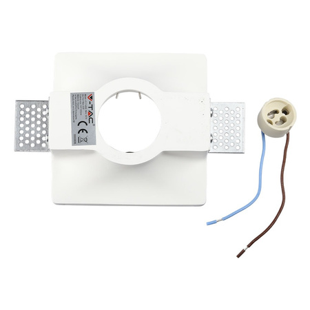 Stropní svítidlo zapuštěné GU10 čtvercové bílé VT-714 V-TAC