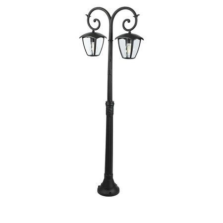 Zahradní lampa Lucerna 2xE27 vysoká 141CM černá VT-738 V-TAC