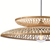 Stropní závěsné svítidlo E27 Beige BAMBOO NATURAL Sanico Goldlux