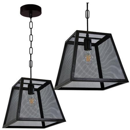 ZÁVĚSNÁ LAMPA stropní lustr MADERA GOLDLUX (Polux) E27