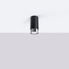 Stropní svítidlo Tuba Spot GU10 Black Chrome Nero Bittersweet Shimmer SL pro povrchovou montáž.1408 Sollux