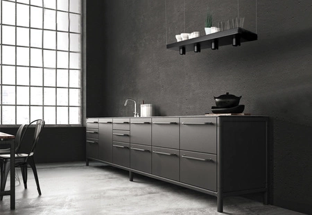 PLANT 9381 Nowodvorski Stropní lampa Černá 4xGU10 Závěsná obdélníková ocel Moderní