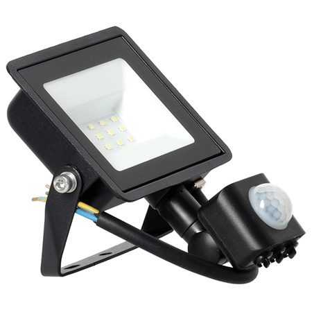 LED reflektor Halogen 30W 2505lm 4000K IP65 Black Motion Sensor MH Kobi